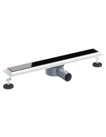 Scarico doccia con copertura in vetro e sifone a 360° 60 cm