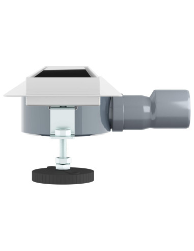 Scarico doccia con copertura in vetro e sifone a 360° 60 cm