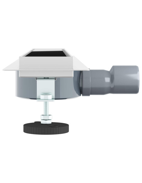 Scarico doccia con copertura in vetro e sifone a 360° 60 cm