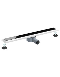 Scarico doccia con copertura in vetro e sifone a 360° 70 cm 2