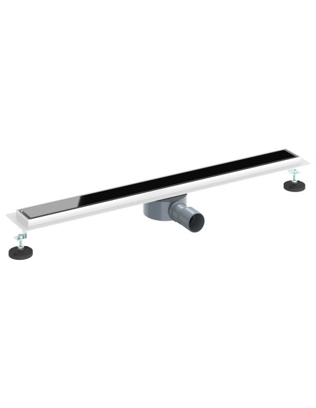 Scarico doccia con copertura in vetro e sifone a 360° 80 cm