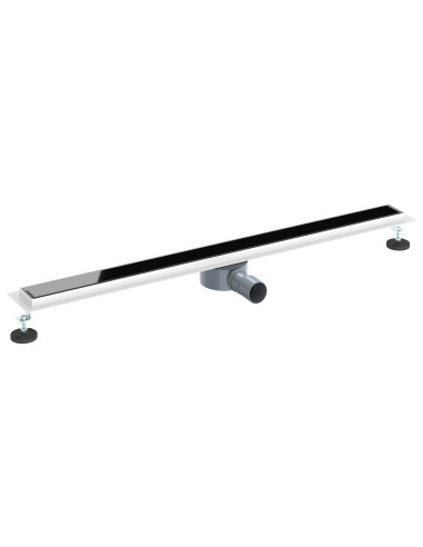 Scarico doccia con copertura in vetro e sifone a 360° 100 cm