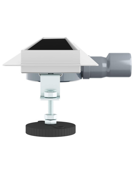 Scarico doccia con copertura in vetro e sifone a 360° 100 cm