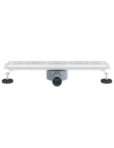 Scarico doccia con copertura in vetro e sifone a 360° 50 cm