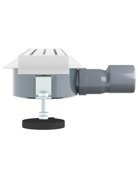 Scarico doccia con copertura in vetro e sifone a 360° 50 cm