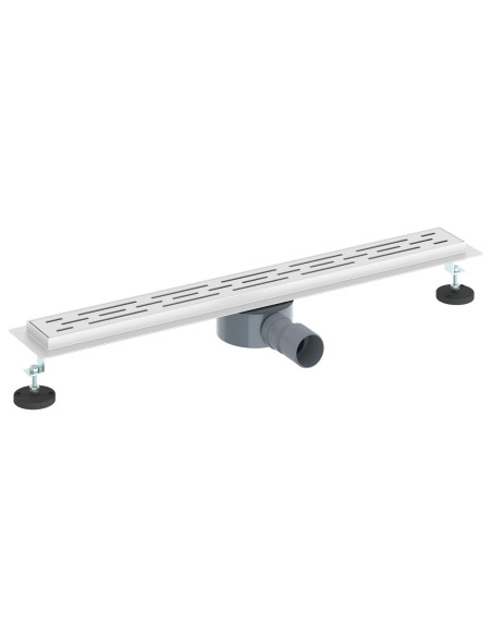Scarico doccia con copertura in vetro e sifone a 360° 70 cm