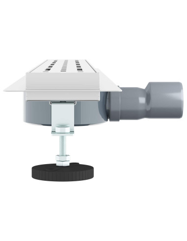 Scarico doccia con copertura in vetro e sifone a 360° 70 cm