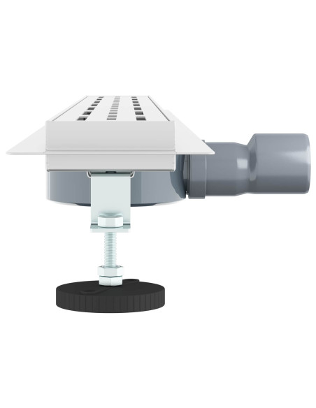 Scarico doccia con copertura in vetro e sifone a 360° 80 cm