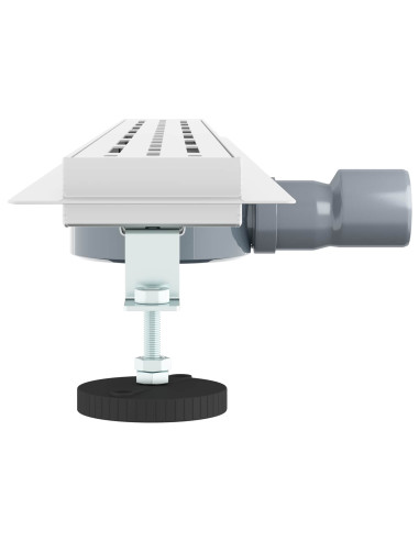 Scarico doccia con copertura in vetro e sifone a 360° 90 cm