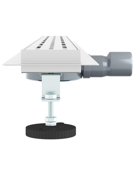 Scarico doccia con copertura in vetro e sifone a 360° 100 cm