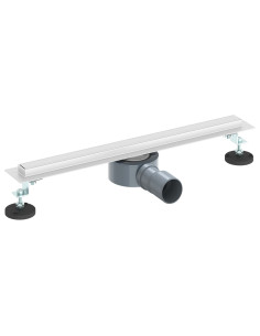 Scolascale per doccia a 360° con modello slim Argento 50 cm 2