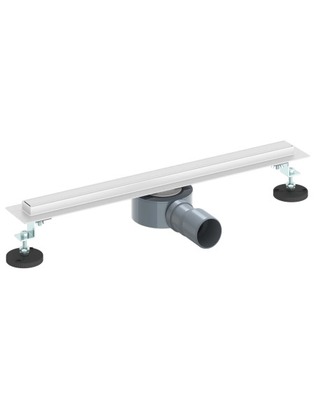 Scolascale per doccia a 360° con modello slim Argento 50 cm