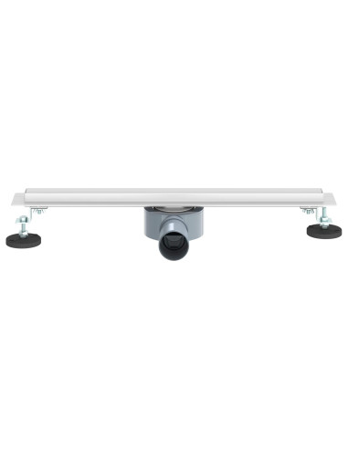 Scolascale per doccia a 360° con modello slim Argento 50 cm