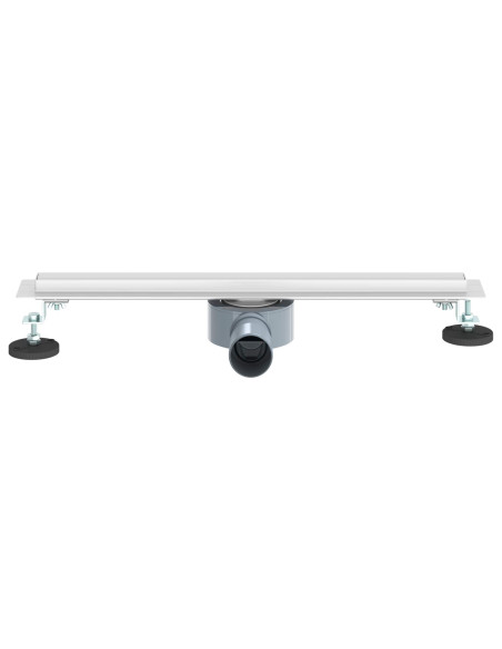 Scolascale per doccia a 360° con modello slim Argento 50 cm