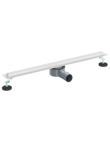 Scolascale per doccia a 360° con modello slim Argento 70 cm