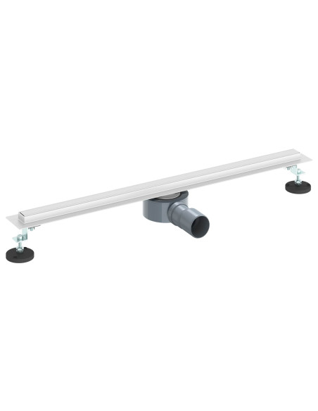 Scolascale per doccia a 360° con modello slim Argento 70 cm