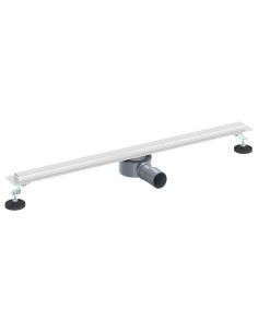 Scolascale per doccia a 360° con modello slim Argento 80 cm 2