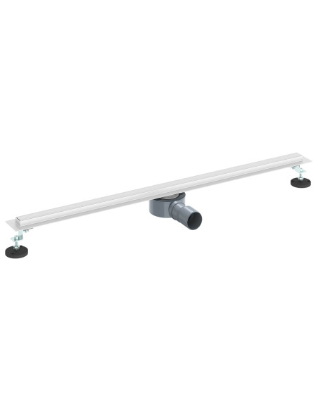 Scolascale per doccia a 360° con modello slim Argento 90 cm