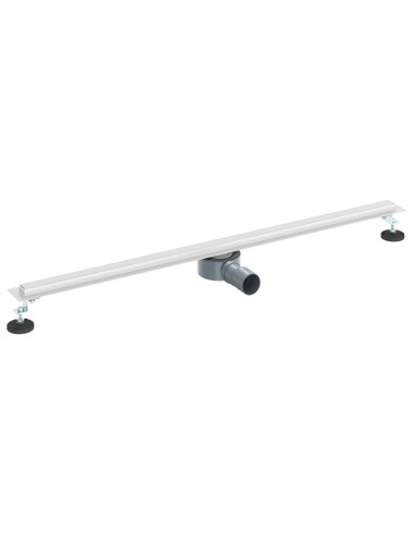 Scolascale per doccia a 360° con modello slim Argento 100 cm