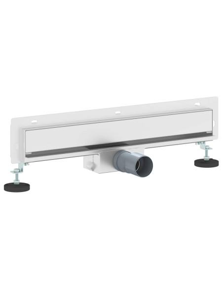 Scarico Doccia da Parete Argento 50 cm Acciaio Inox 304