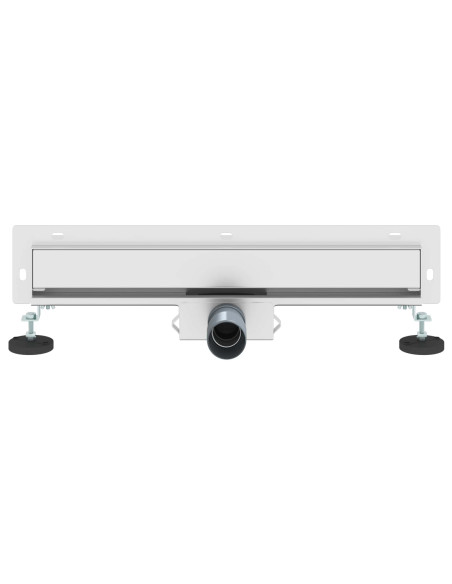 Scarico Doccia da Parete Argento 50 cm Acciaio Inox 304