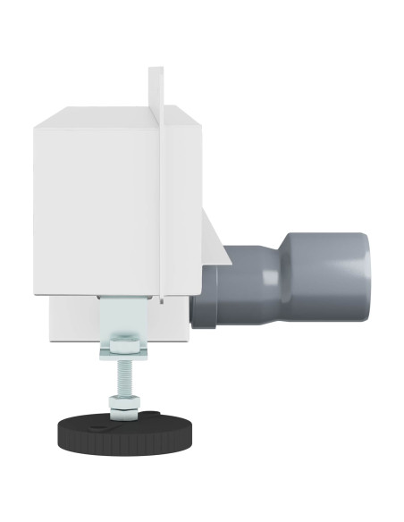 Scarico Doccia da Parete Argento 50 cm Acciaio Inox 304