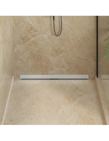 Scarico Doccia da Parete Argento 90 cm Acciaio Inox 304