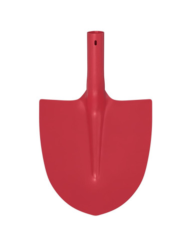 Testa di Pala Rosso 39,5 x 27,5 cm Acciaio verniciato a polvere