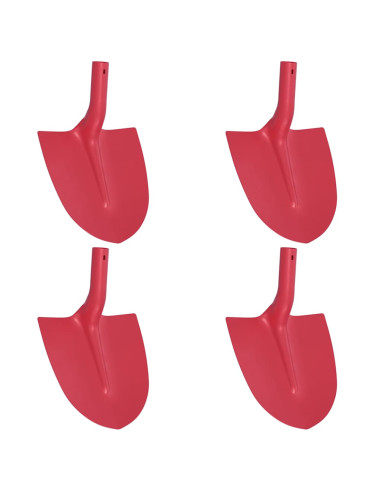 Testa di Pala 4 pcs Rosso 39,5 x 27,5 cm