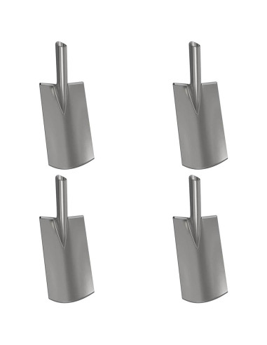 Testa di Pala 4 pcs Argento 43 x 17 cm