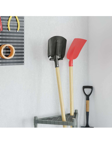 Testa di Pala Argento 33 x 21 cm Acciaio verniciato a polvere