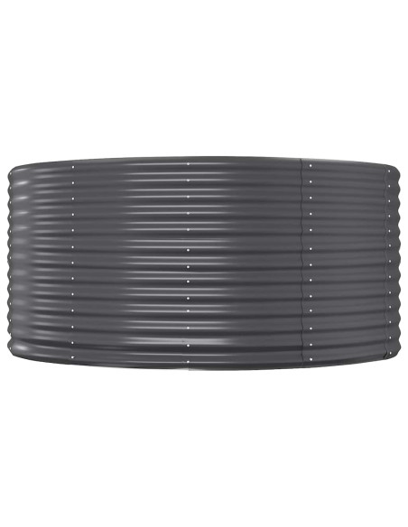 Letto Giardino Acciaio Zincato 447x140x68cm Antracite