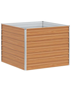 Letto rialzato da giardino Marrone Chiaro 100 x 100 x 77 cm 2