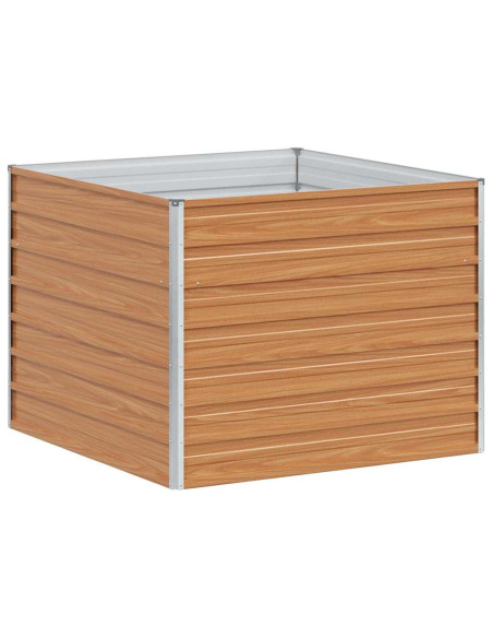 Letto rialzato da giardino Marrone Chiaro 100 x 100 x 77 cm