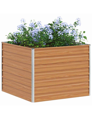 Letto rialzato da giardino Marrone Chiaro 100 x 100 x 77 cm