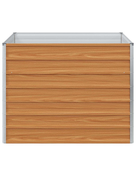 Letto rialzato da giardino Marrone Chiaro 100 x 100 x 77 cm