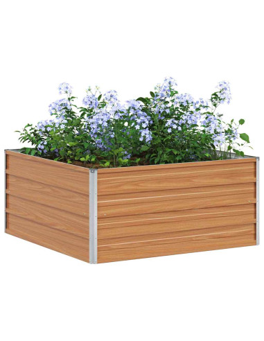 Letto rialzato da giardino Marrone Chiaro 100 x 100 x 45 cm