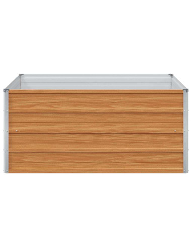 Letto rialzato da giardino Marrone Chiaro 100 x 100 x 45 cm