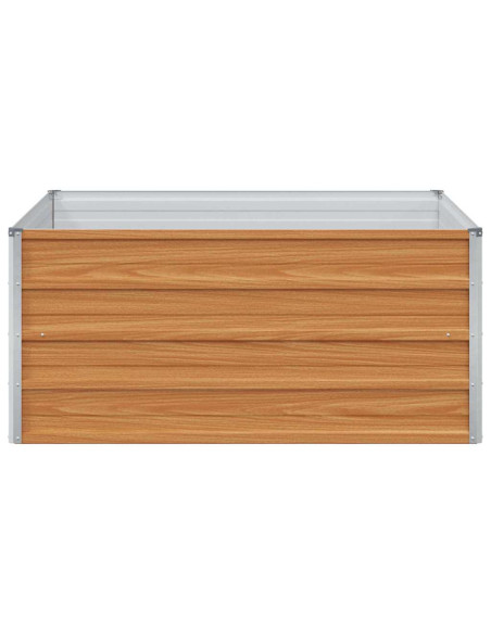 Letto rialzato da giardino Marrone Chiaro 100 x 100 x 45 cm
