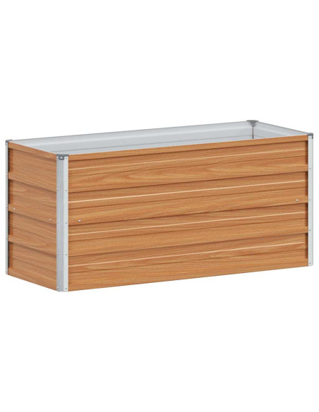 Letto rialzato da giardino Marrone Chiaro 100 x 40 x 45 cm