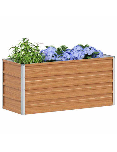 Letto rialzato da giardino Marrone Chiaro 100 x 40 x 45 cm