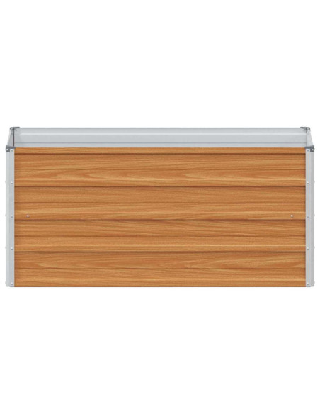 Letto rialzato da giardino Marrone Chiaro 100 x 40 x 45 cm