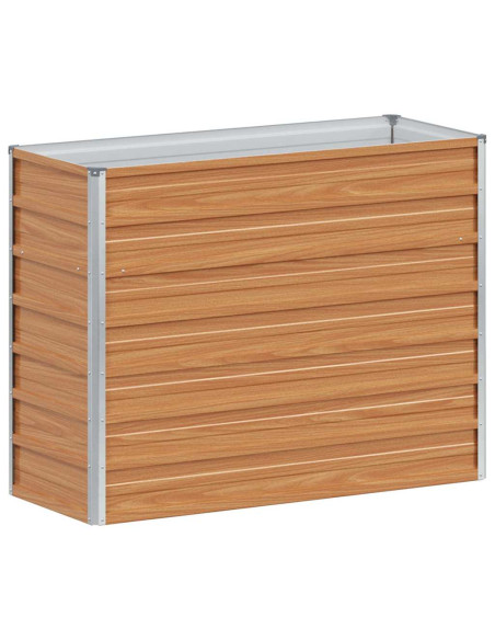 Letto rialzato da giardino Marrone Chiaro 100 x 40 x 77 cm