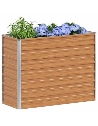 Letto rialzato da giardino Marrone Chiaro 100 x 40 x 77 cm