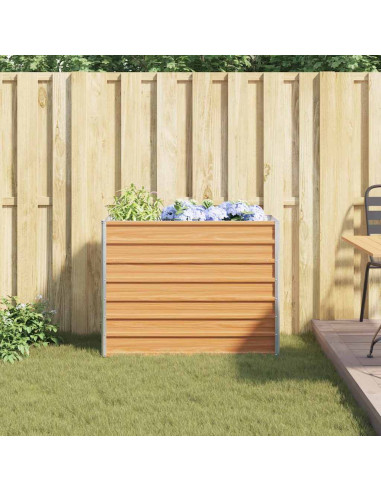 Letto rialzato da giardino Marrone Chiaro 100 x 40 x 77 cm