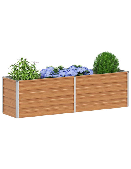 Letto rialzato da giardino Marrone Chiaro 160 x 40 x 45 cm