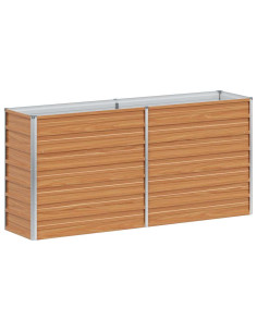 Letto rialzato da giardino Marrone Chiaro 160 x 40 x 77 cm 2