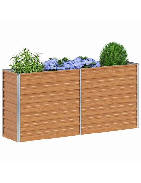 Letto rialzato da giardino Marrone Chiaro 160 x 40 x 77 cm