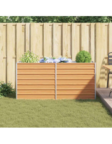 Letto rialzato da giardino Marrone Chiaro 160 x 40 x 77 cm