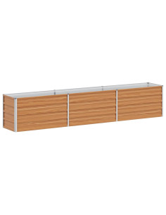 Letto rialzato da giardino Marrone Chiaro 240 x 40 x 45 cm 2